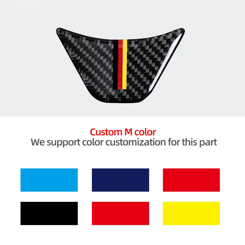 Карбоновое волокно для BMW X1 F48 F45 F46 Series 2 Tourer отделка рулевого колеса M эффективная