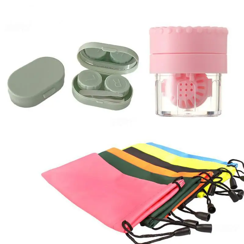 Дорожная коробка для хранения не занимает места Прочная двойная Коробка очков