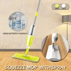 Швабра с распылителем, приборы для мытья пола, из микрофибры, для дома и кухни, без рук
