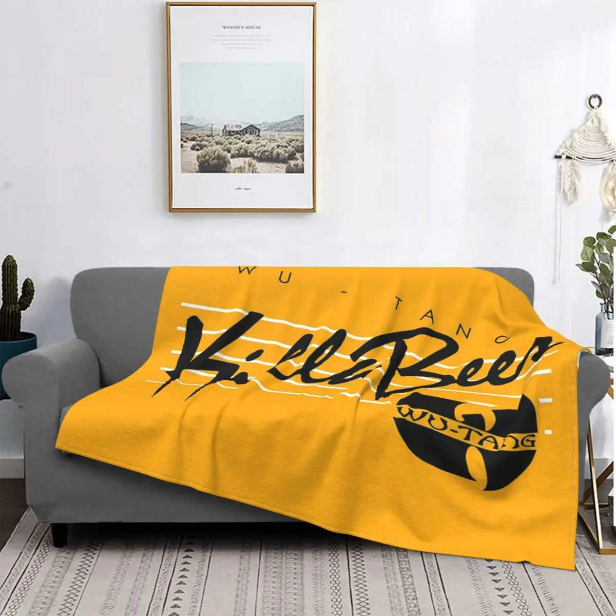 

Mitchell & Ness Wu-colcha a cuadros para cama, toalla de playa, manta de Picnic, fundas de cama de invierno