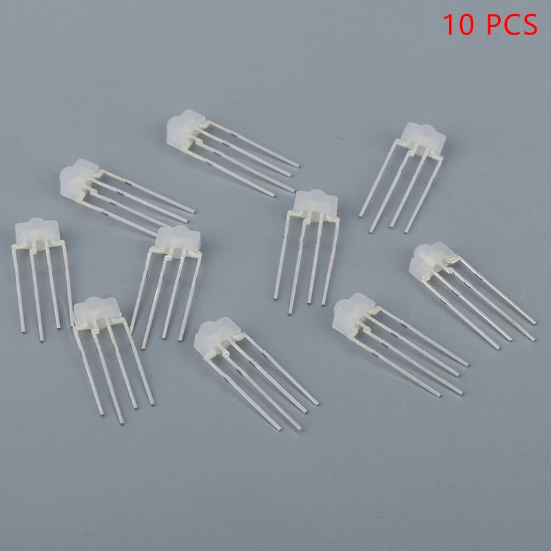 

10pcs Mechanical Keyboard Light RGB LED 4pin RBG Lamp Full-color For Kailh OTM Gateron Greetech Switch Keycool Razer Keyboard
