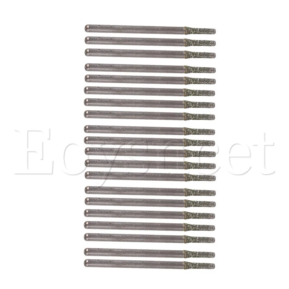 

2 мм серебряные драгоценные камни алмазные сверла кольцевая пила Твердые биты Упаковка из 20 шт.