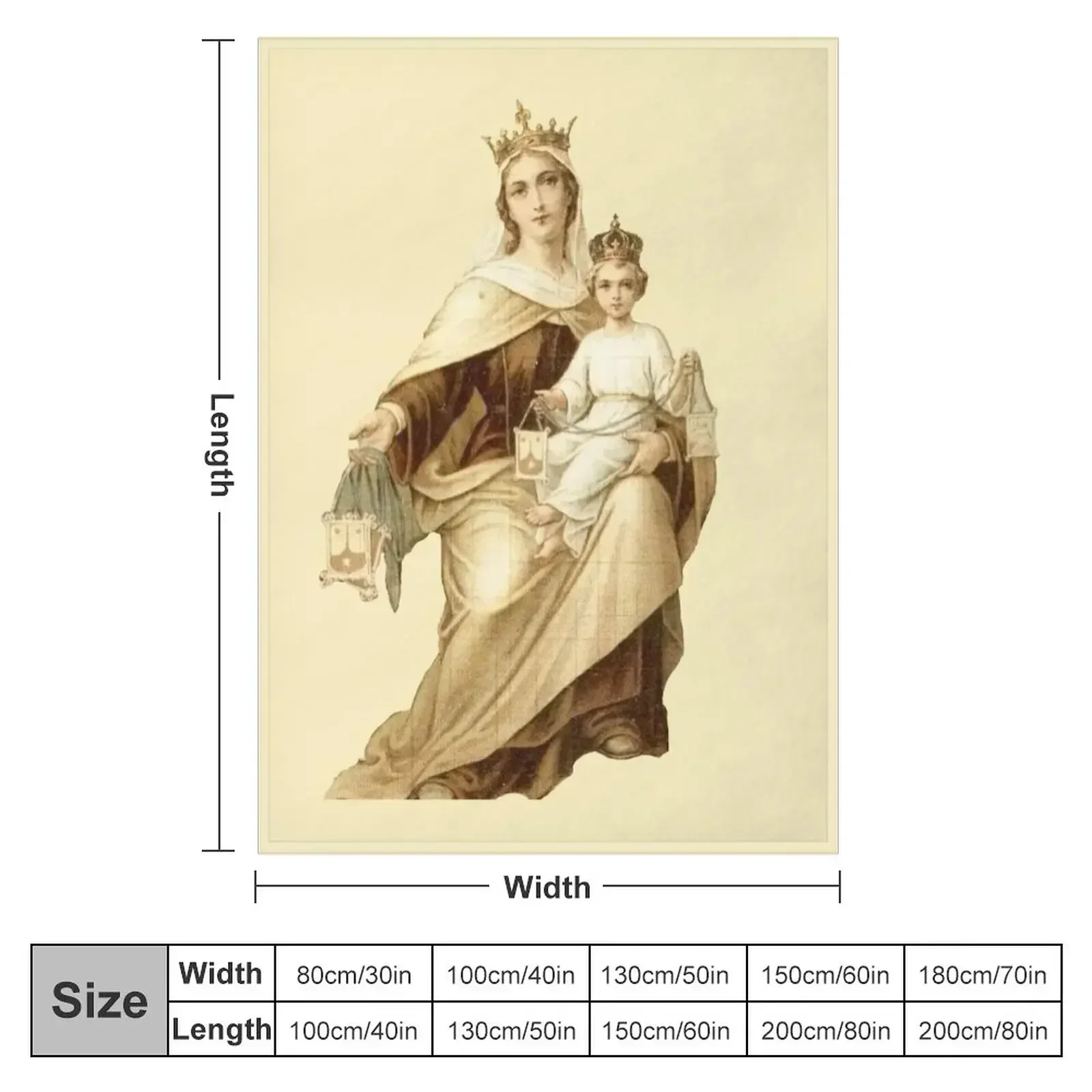 Одеяло Our Lady of Mount Carmel 2 многофункциональное теплое зимнее тонкое модное одеяло