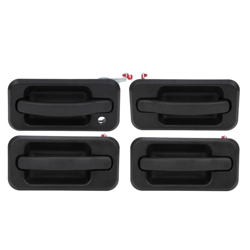 

4Pcs Exterior Outside Door Handle Set for 2003-2009 Hummer H2 Black Textured 131609870457 15104792 10360326