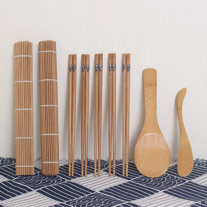 

9 шт./набор, бамбуковый коврик для суши