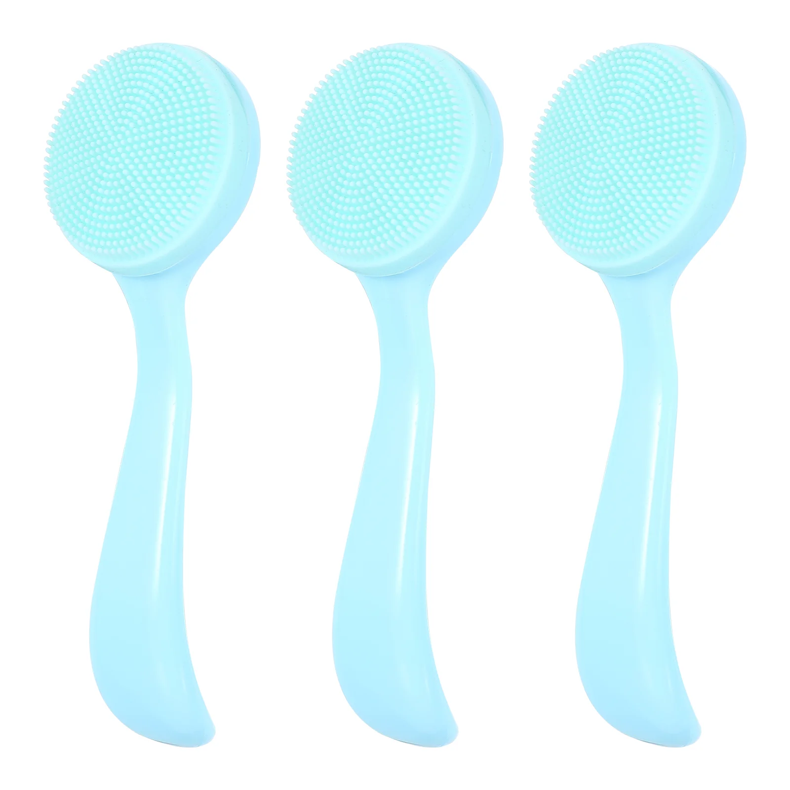 

Face Brush Facial Silicone Cleansing Cleaner Brushes Tool Skin Care Exfoliator Scrubber Manual Cleanser Wash Body Scrub Machine