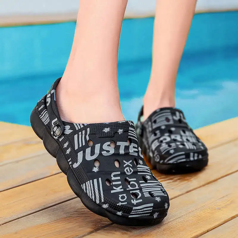

Sandles 2019 Men Sandal Loafers Ladies Brand Men's Flip Flops Thick Bottom Man Shoes Woven Tennis Light Weight Without Heel Boy