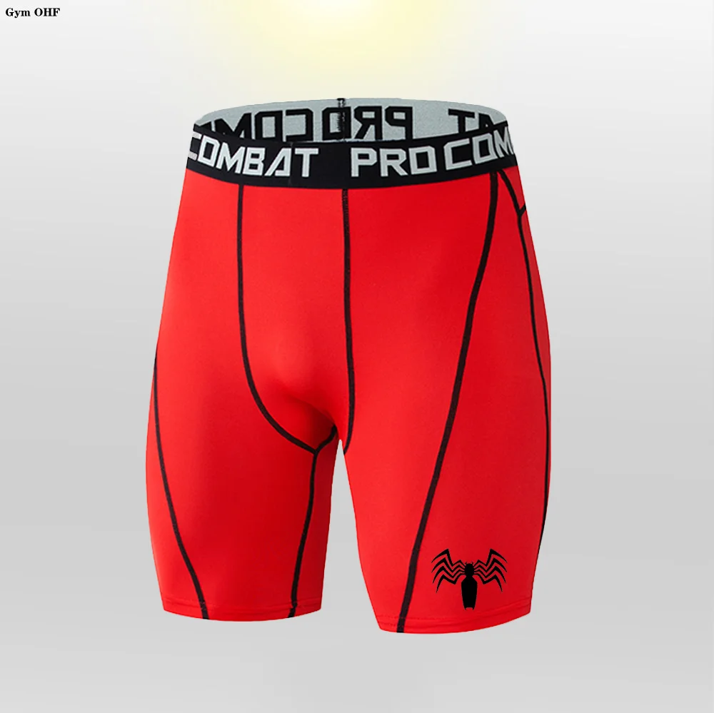 Спортивные трико для бега фитнеса велосипедные Компрессионные шорты Мужская