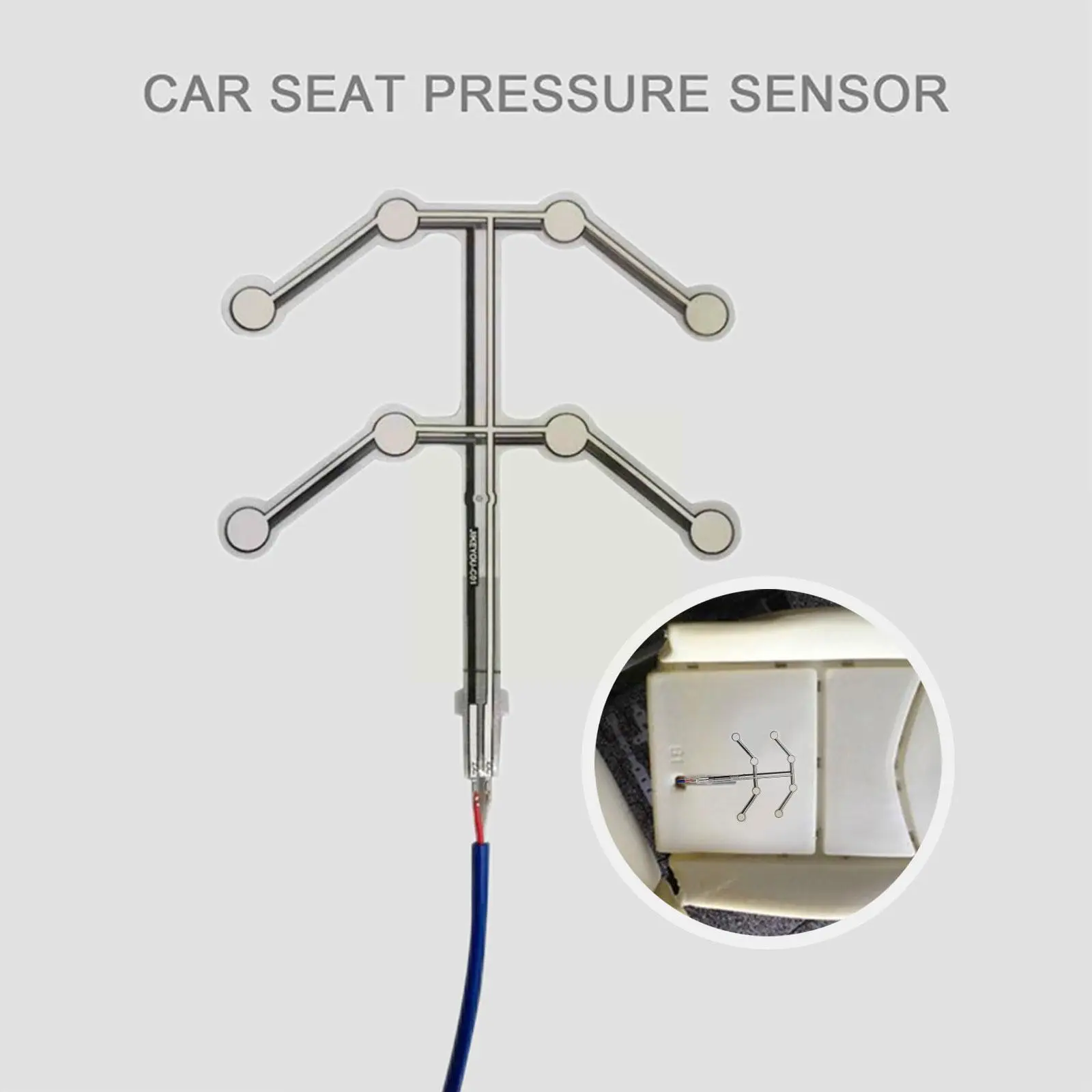 

1 Pcs Car Pressure Sensor Safety Belt Warning Occupied Pad Alarm Accessory Reminder Ed G7j4
