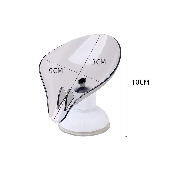 

Double-layer Soap Box Toilet Punch-free Large Sucker Soap Box Household Soap Box Plastic Drainage Rack Soap Storage Box