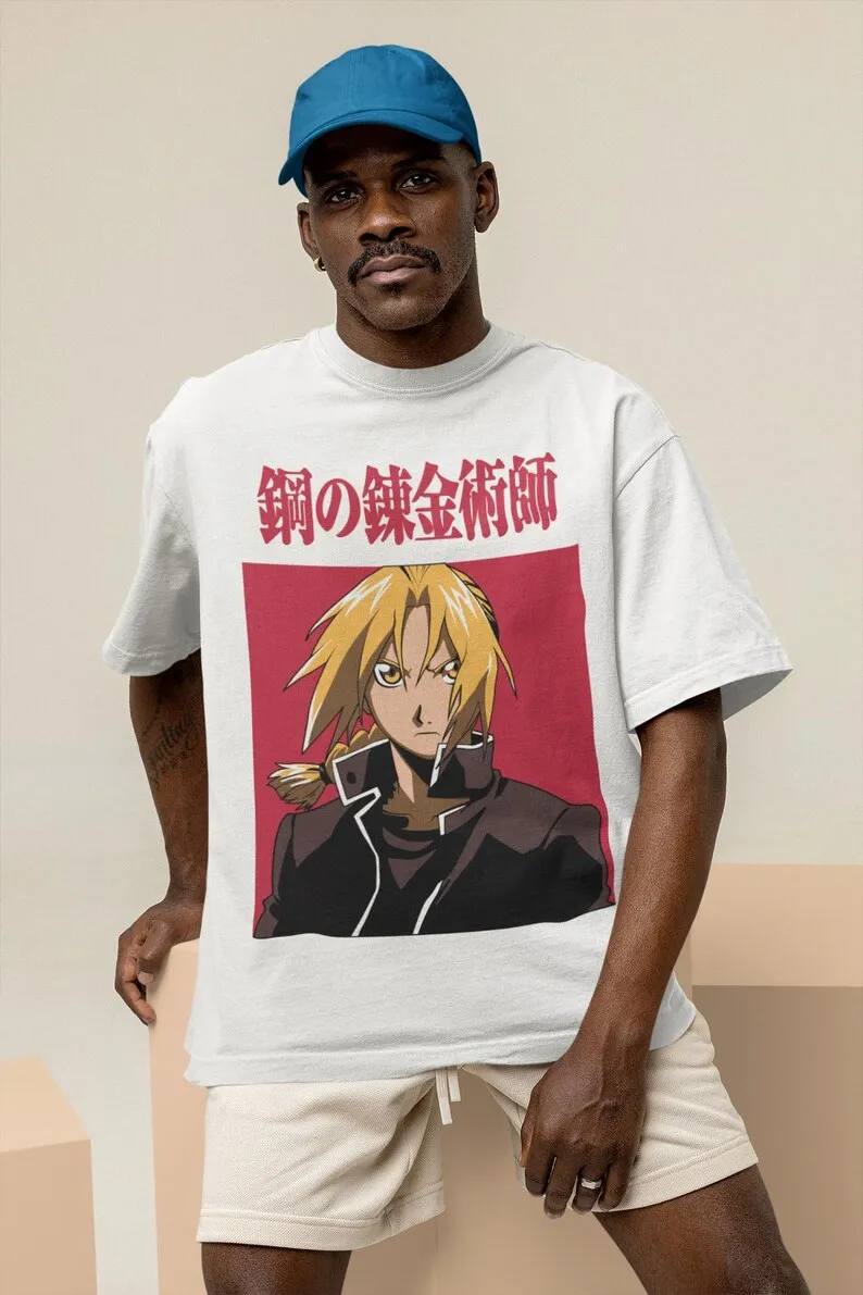 Футболка унисекс Герой волшебного алхимика — графика японского аниме эпическое