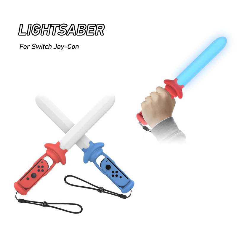 

Somatosensory Lightsaber With Left Right Handles Controller Grip For NS Joy-con Switch/Oled Gamepad Accessories Gifts For Kids