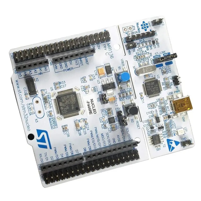 Плата разработки STM32 NUCLEO-F446RE, оценочная плата Nucleo Dev EVA для микроконтроллера STM32F446RE (art.: 3920d836133ff) - 3920d836133ff