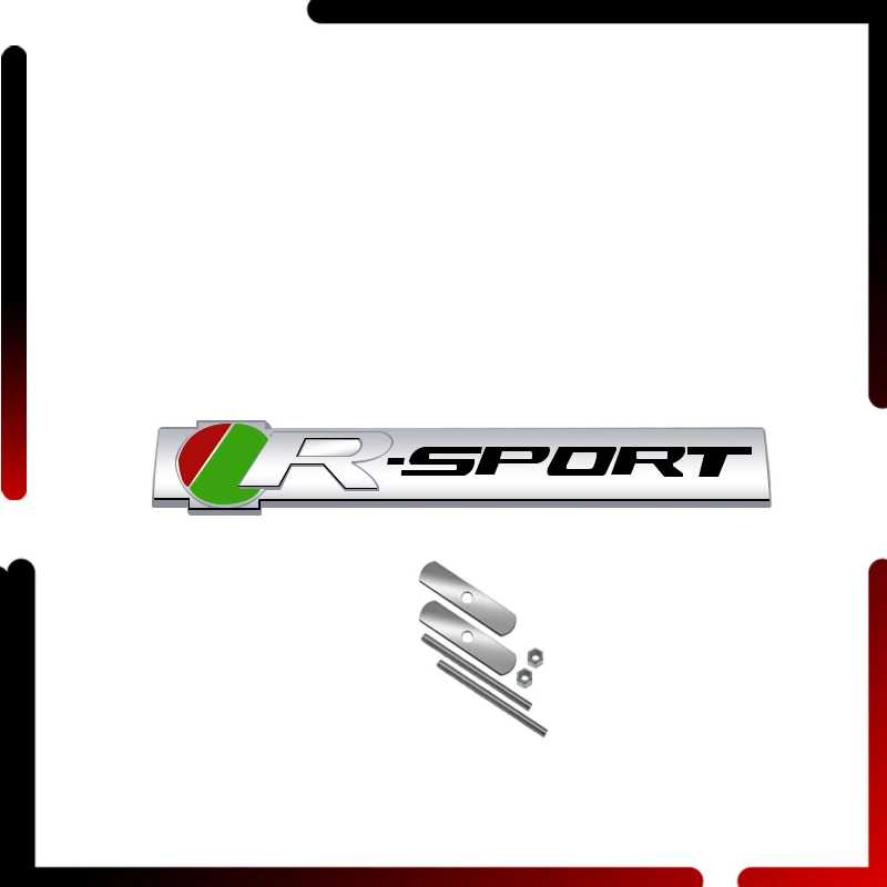 

Металлический кузов автомобиля R Спортивная решетка эмблема значок 3D наклейка фотоэлемент XF XJ XK XJR XFR хвостовые отличительные знаки аксессуары