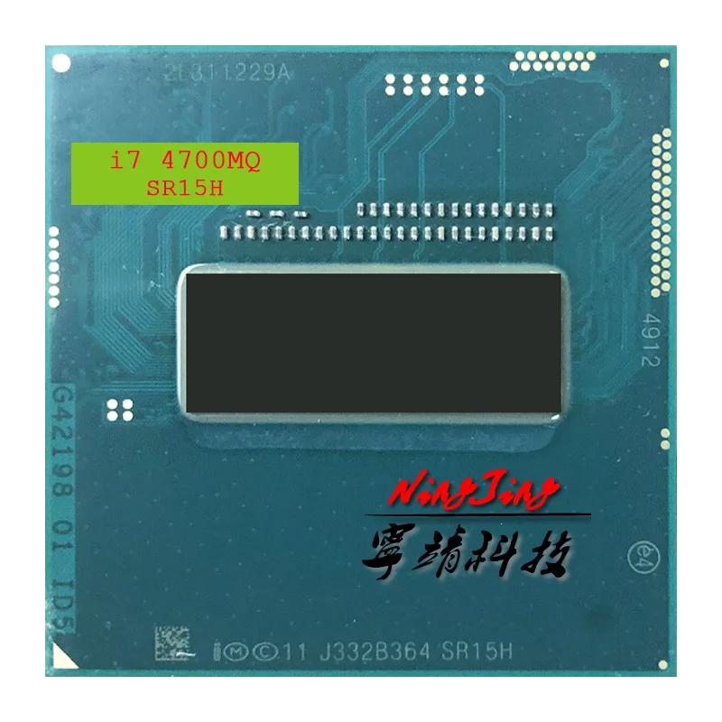 Процессор Intel Core i7-4700MQ i7 4700MQ SR15H 2 4 ГГц четырехъядерный восьмипоточный 6 Мб 47 Вт