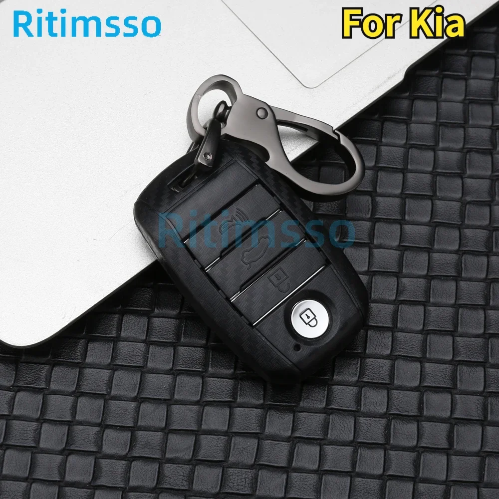 Автомобильный брелок для ключей из АБС-пластика чехол KIA K5 OPTIMA SORENTO FORTE RIO 4 кнопки