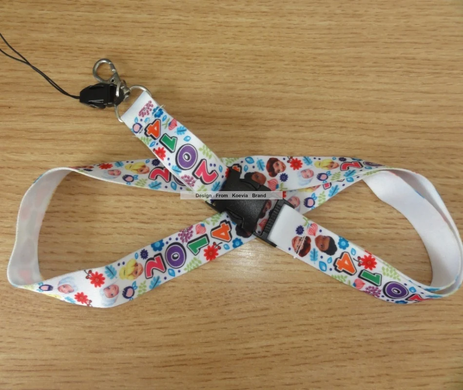 

200PCS Kids Lovely Cute Design Full Sublimation Print Cheap Children Neck Lanyard Detachable Released Safety Promotion Lanyards