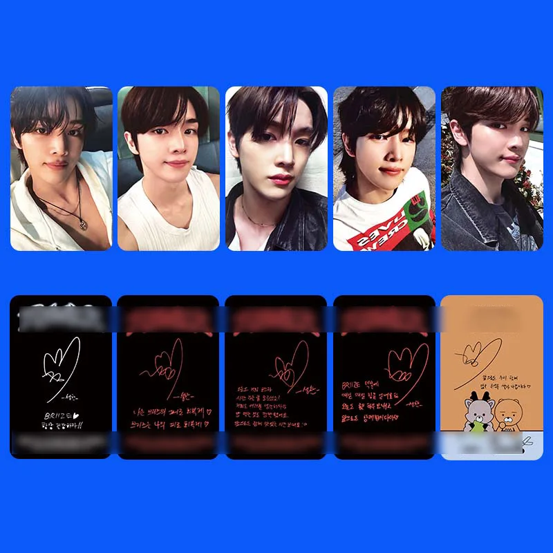 5/6 шт. Kpop RIIZE 1-й мини-альбом ризирующие фотокарты SHOTARO EUNSEOK SUNGCHAN периферийная