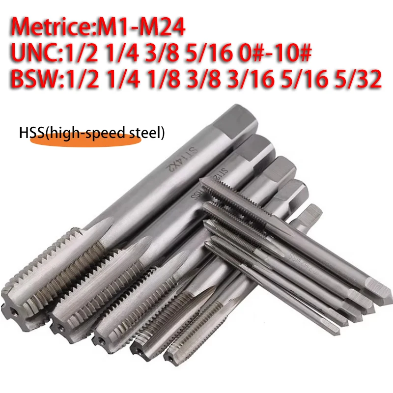 

Метчик резьбовой HSS M1-M24