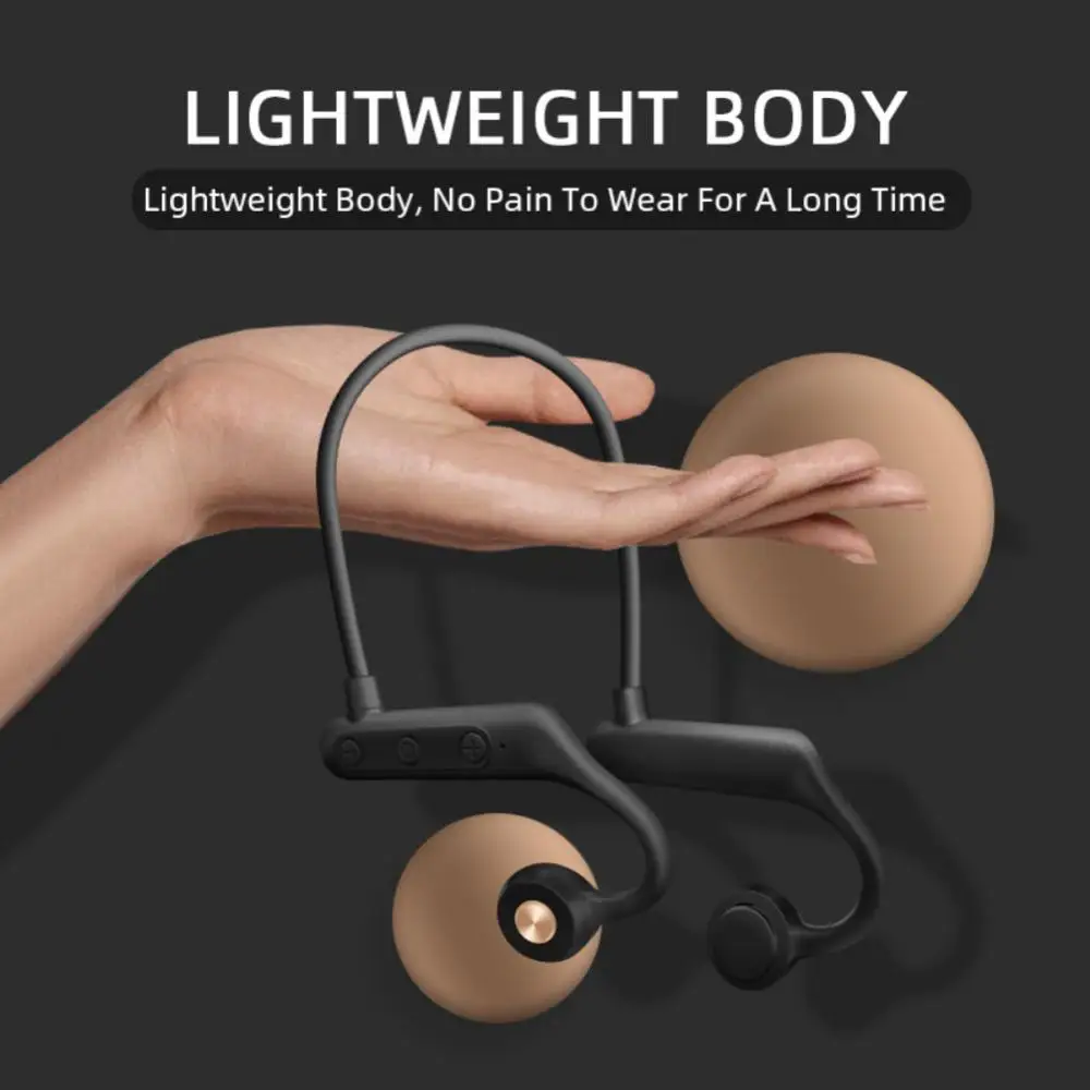 

K79 Bone Conduction Earphone 5.0 Wireless Bluetooth-compatible Headphone IPX5 Waterproof Headest With Microphone