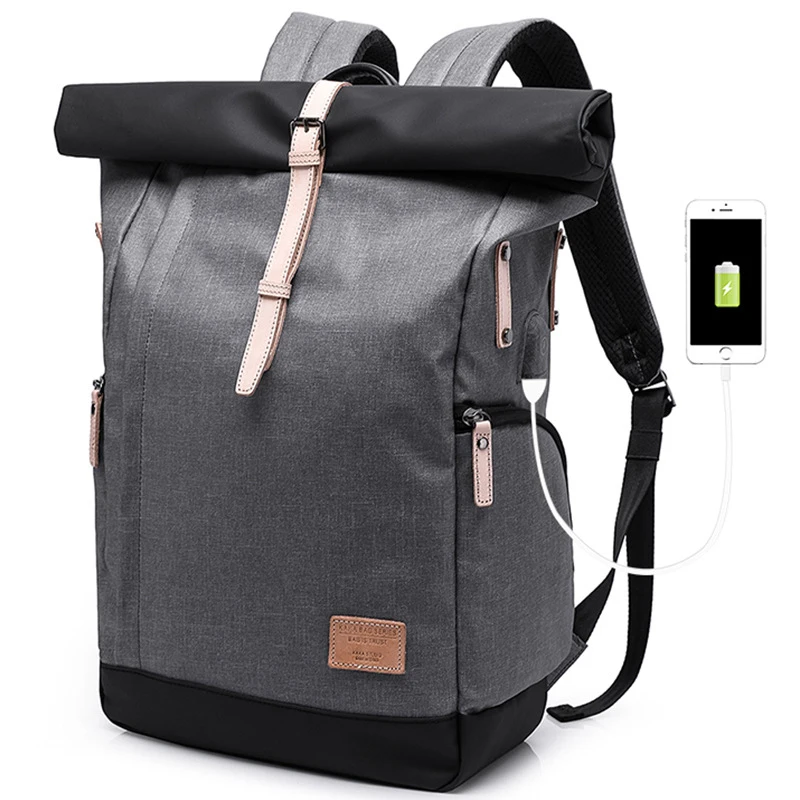 

Large Capacity Travel Backpacks Men USB Charge Laptop Backpack For Teenagers Multifunction Travel Male School Bag
