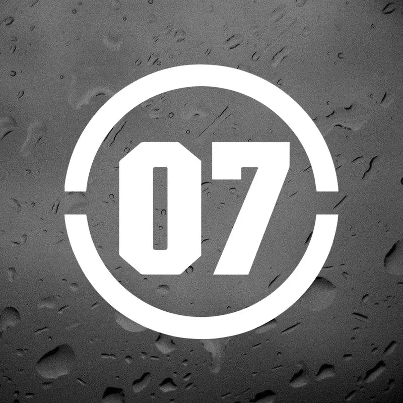 

Наклейки С Номером Гоночного Автомобиля 07, Наклейки На Окна, Грузовик, Мотоциклетный Шлем, Украшения Для Топливного Бака