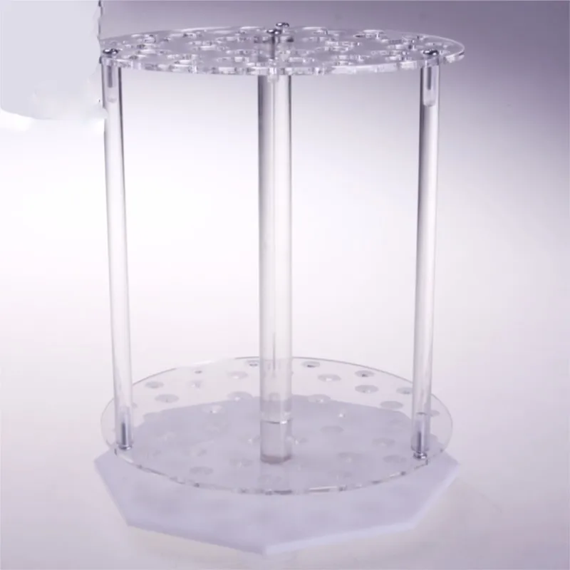 1 шт. лабораторное органическое стекло круглый вращающийся 39 отверстий пипетка