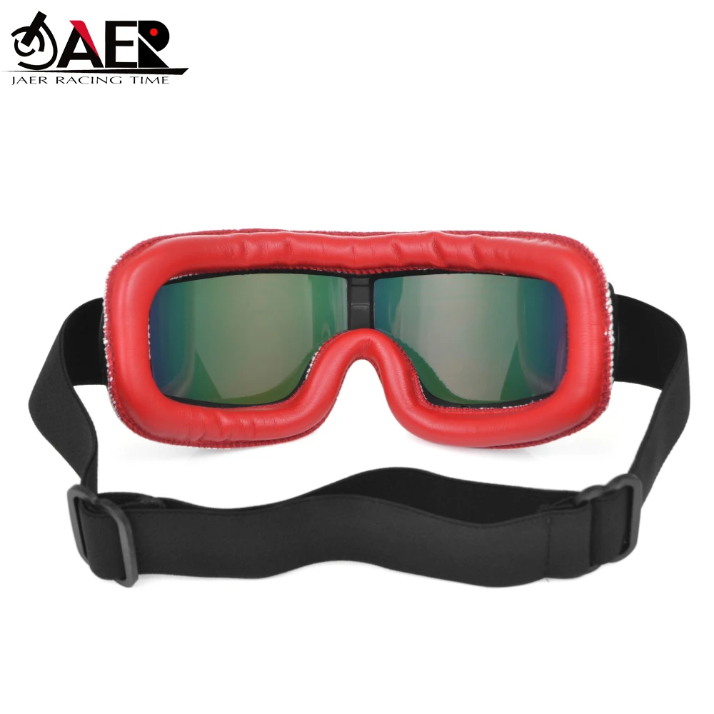 Мотоциклетные очки для скутера шлема пилота ретро внедорожные уличные