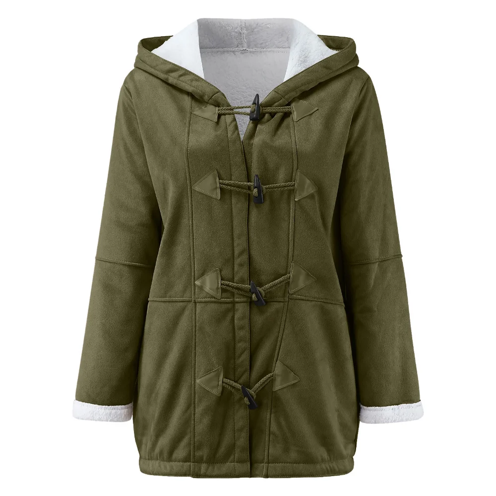 

Autumn and Winter 2022 Fashionable Warm Windbreaker Casual Thickened Top Women's Coat