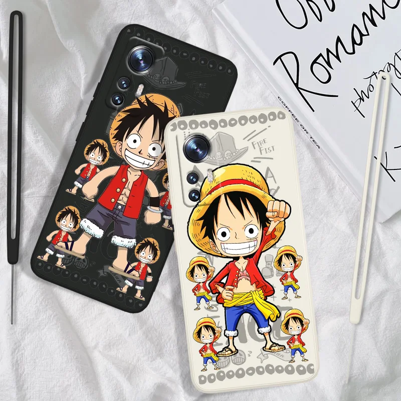 

Handsome pirate king Luffy For Xiaomi Mi 9 Pro SE 10S 10T Pro Youth 10i 10 11 Ultra Pro Lite 11i 11 Mix 3 Liquid Rope Phone Case