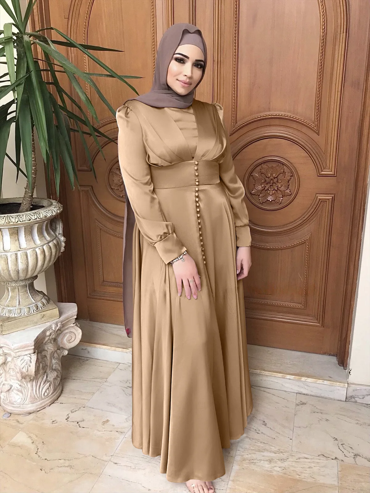 

Ramadan Eid Abaya Dubai Turkey Muslim Dress Islam Clothing Dresses Abayas for Women Vestidos Robe Longue Vetement Femme Musulman