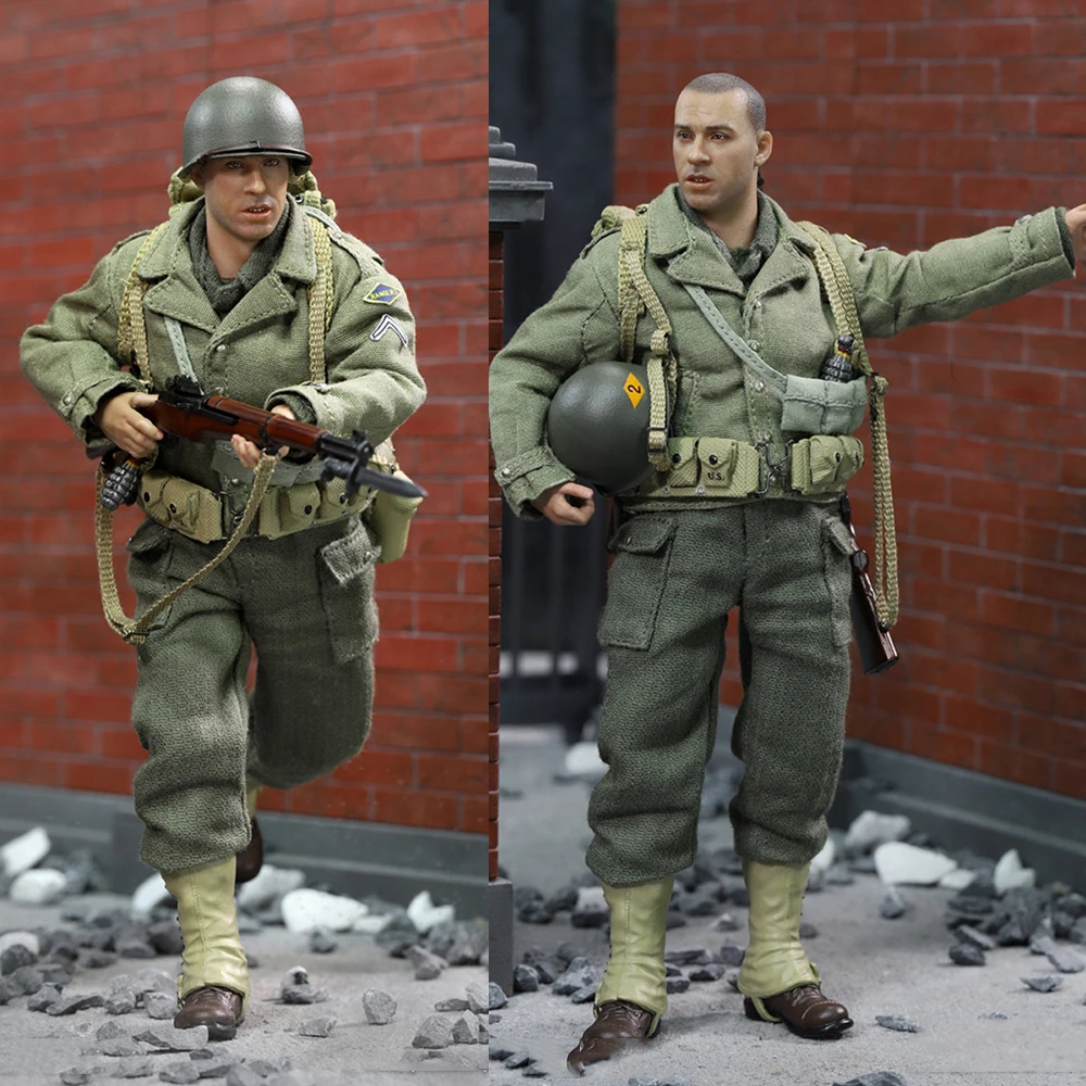 

In Stock DID XA80011 1/12 Scale Full Set Pocket Hero Series WWII US Ranger Capazzo 6'' Male Soldier Action Figure Model Gift
