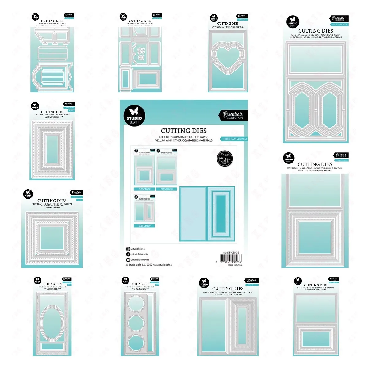 

Metal Cutting Dies Diy Scrapbook Diary Decoration Embossed Cut Die New Closet Pocket Heart Rectangle Square Oval Circle Template
