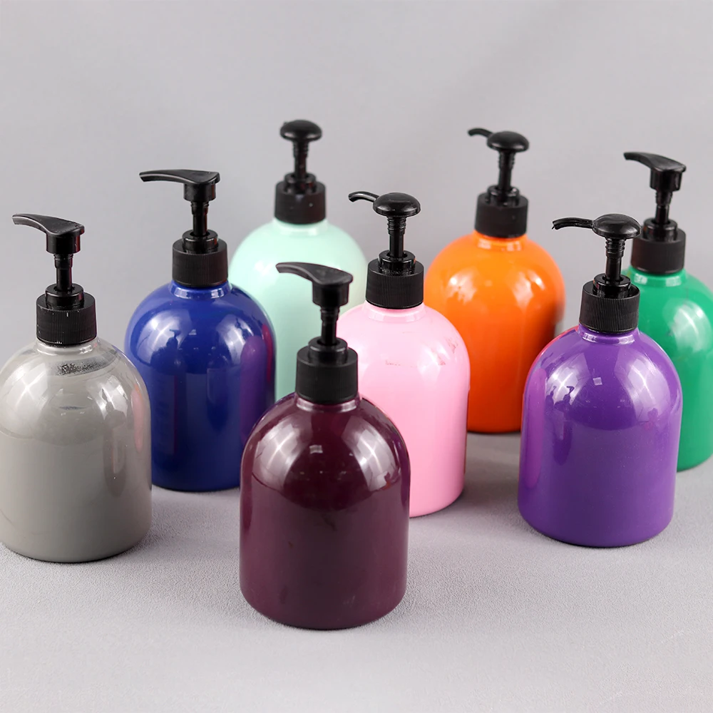 

Акриловая краска с насосом для нажима, 500 мл, водостойкая, не выцветающая скульптура, краситель для граффити, «сделай сам», штукатурка для ру...