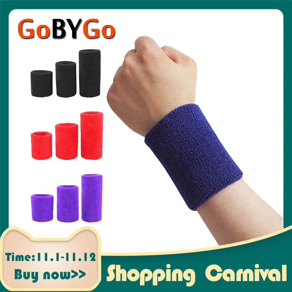

AOLIKES 1PCS Sport Wristband Brace Wrap Bandage Gym Strap Running Sport Safety Wrist Support Padel Pulseira Badminton Wrist Band