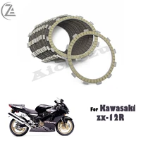 acz motorcycle engine part clutch friction plates bakelite clutch frictions kit for kawasaki ninja zx1200 zx 12r zx12r 2001 2005