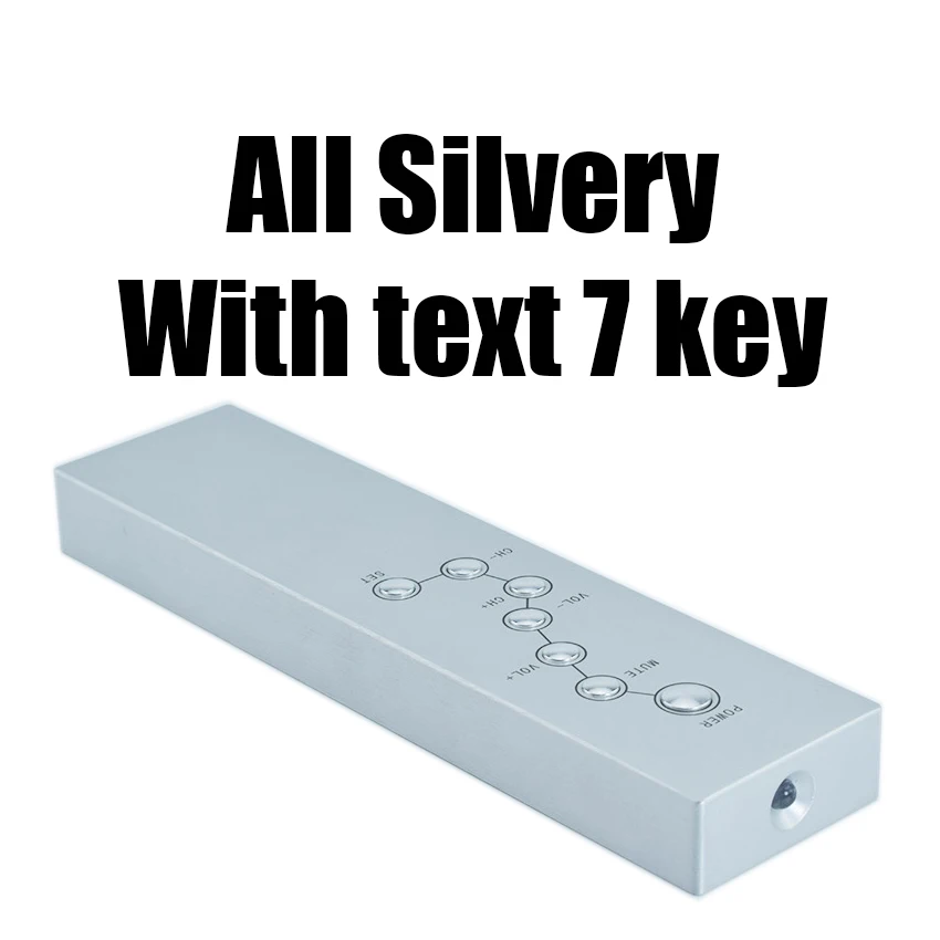 

Инфракрасный обучающий пульт дистанционного управления, регулировка громкости, весь материал из алюминиевого сплава, универсальный для усилителя