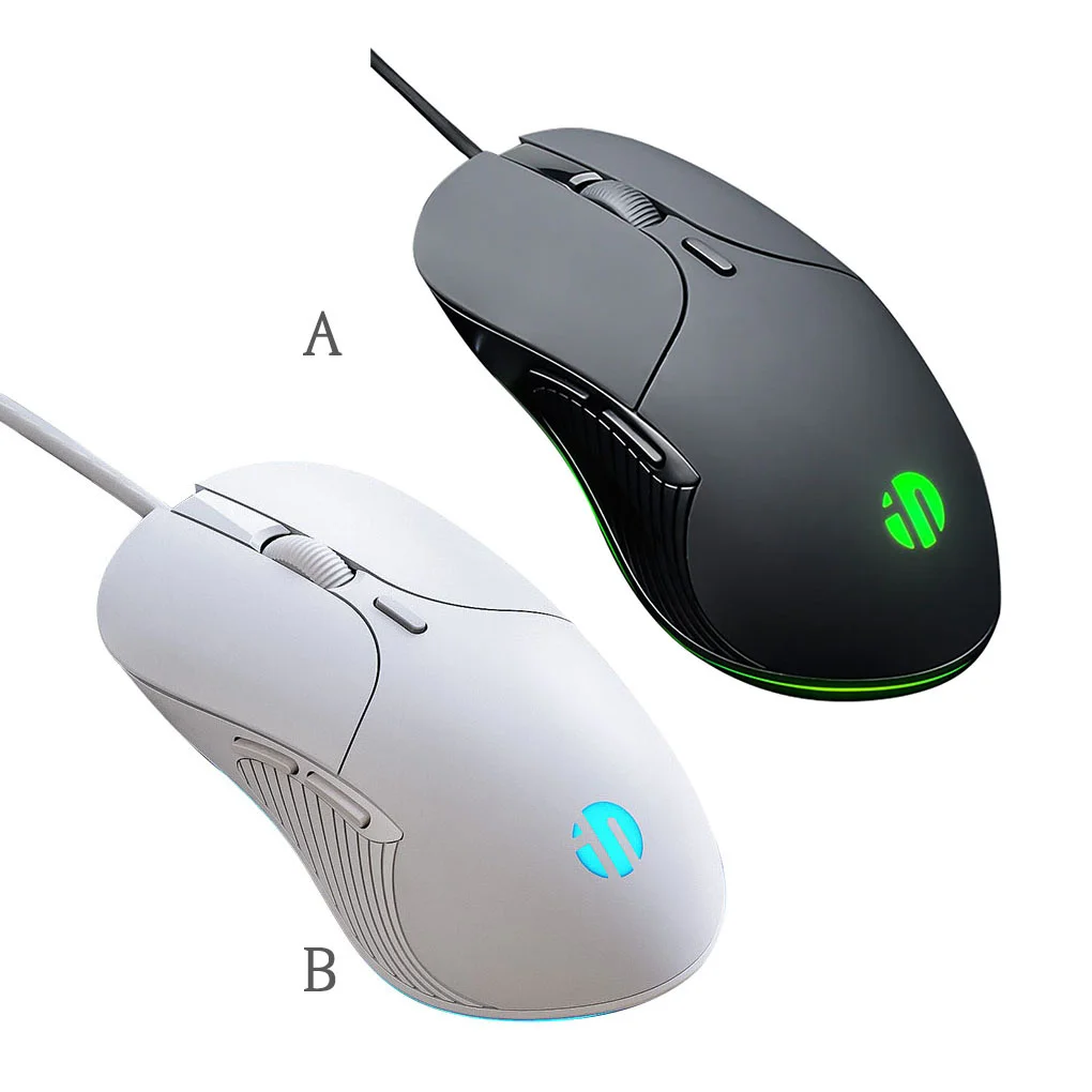 

Проводная оптическая игровая мышь, 6 клавиш, бесшумная Водонепроницаемая офисная мышь с фотоприемником для ПК, ноутбука, Черная