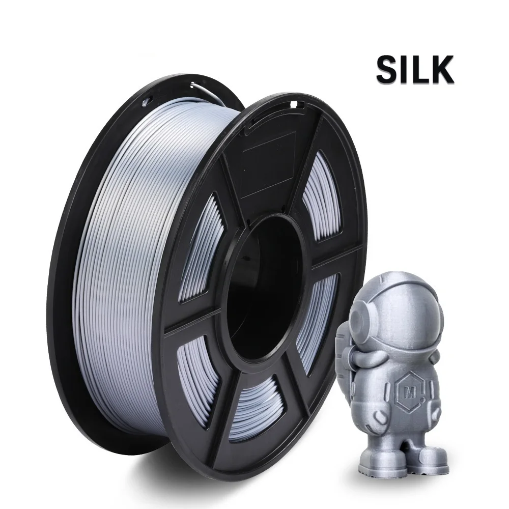 

Enotepad Silk Filament 1.75mm 1kg PLA SILK For 3D Printer Bright Color Silk PLA 3d Filament Silk Texture 3D Printing Materials .