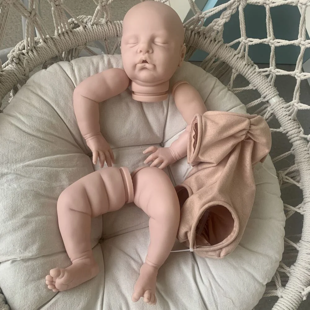 Купить Кукла реборн 21 дюйм, комплект Рубиновой куклы, незавершенная кукла с телом, без надписей, для сна, новорожденного, свежий цвет Цена Кукла реборн 21 дюйм, комплект Рубиновой куклы, незавершенная кукла с телом, без надписей, для сна, новорожденного, свежий цвет