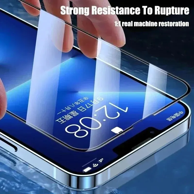 Vanuoxin 1 шт закаленное стекло для iPhone 15 14 13 12 11 Pro Max Защита экрана Iphone защитные стекла