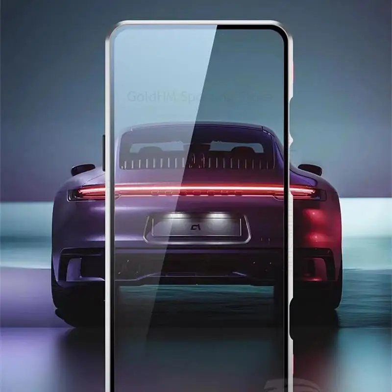 For Black Shark 5 Pro Magnetic Adsorption Tempered Glass Case For Black Shark 4 5 Pro 360 Double Sided Film Protector Flip Cover