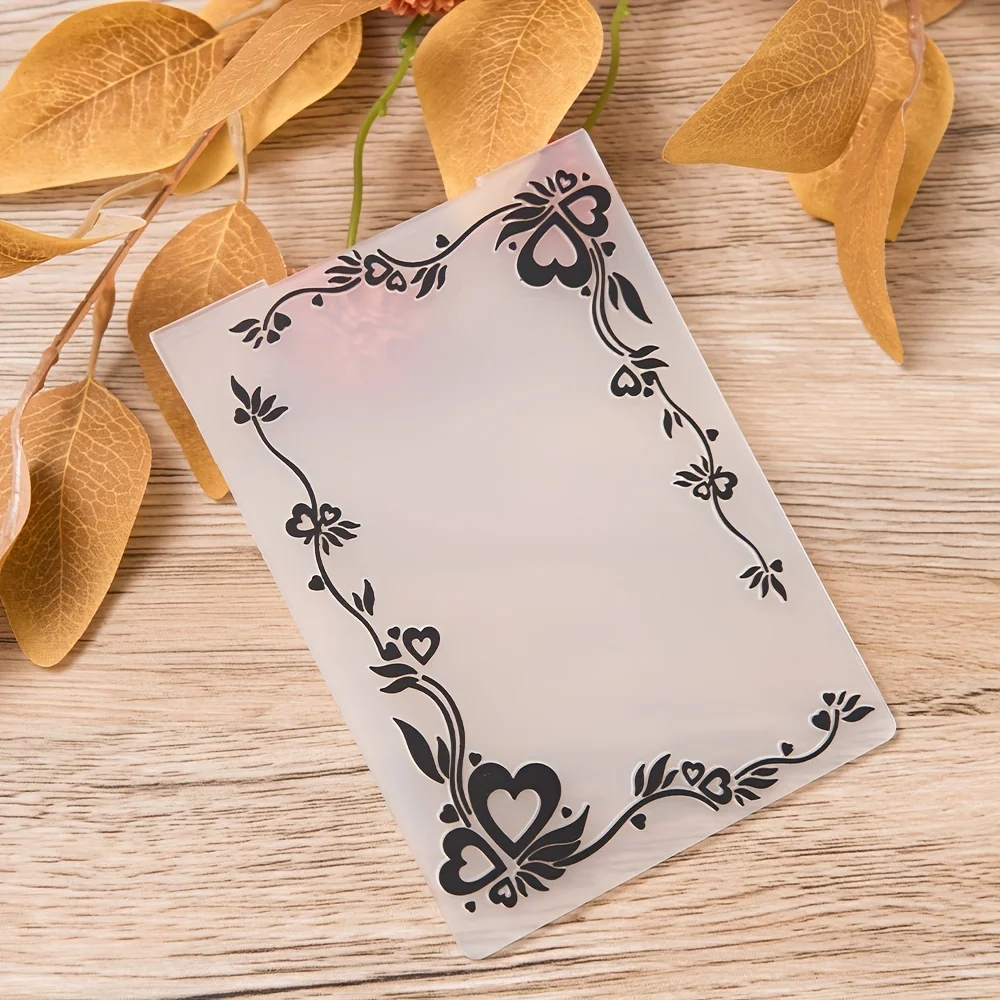 Пластиковый 3D шаблон для тиснения сделай сам скрапбукинг бумажное ремесло