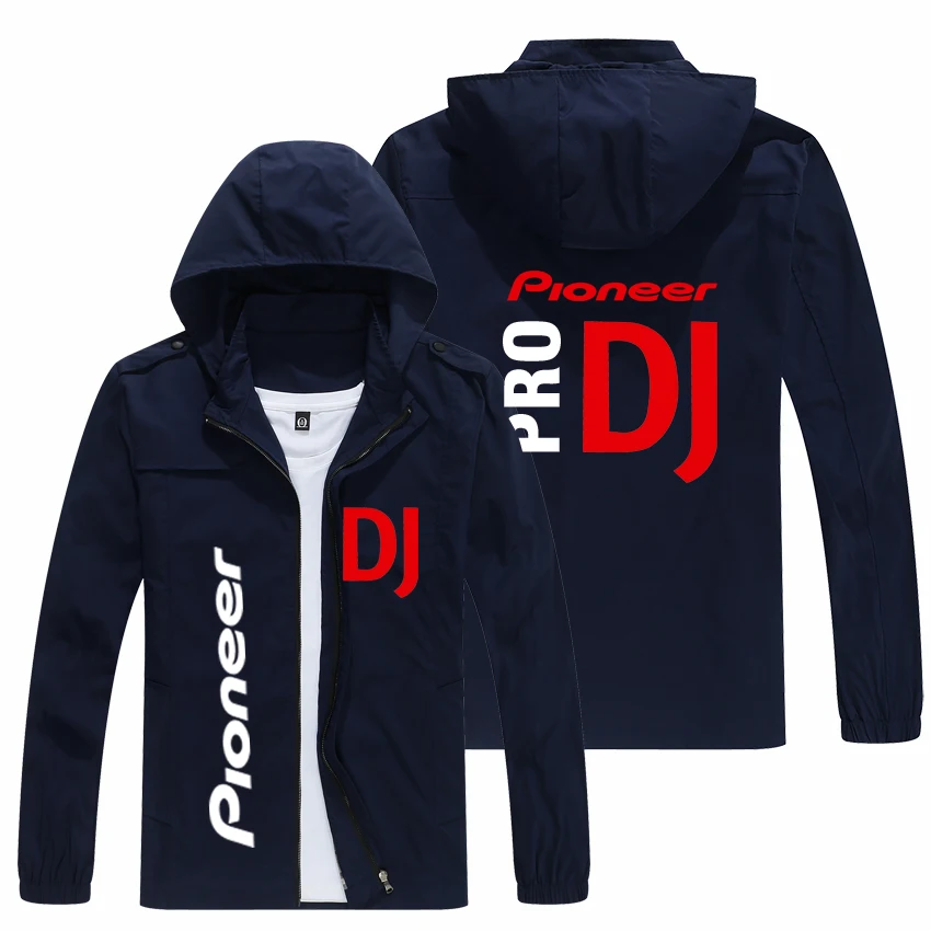 

2022 NEW Spring and autumn men's PIONEER logo Hooded Jacket popular print casual fashion loose rider jacket men's street Basebal