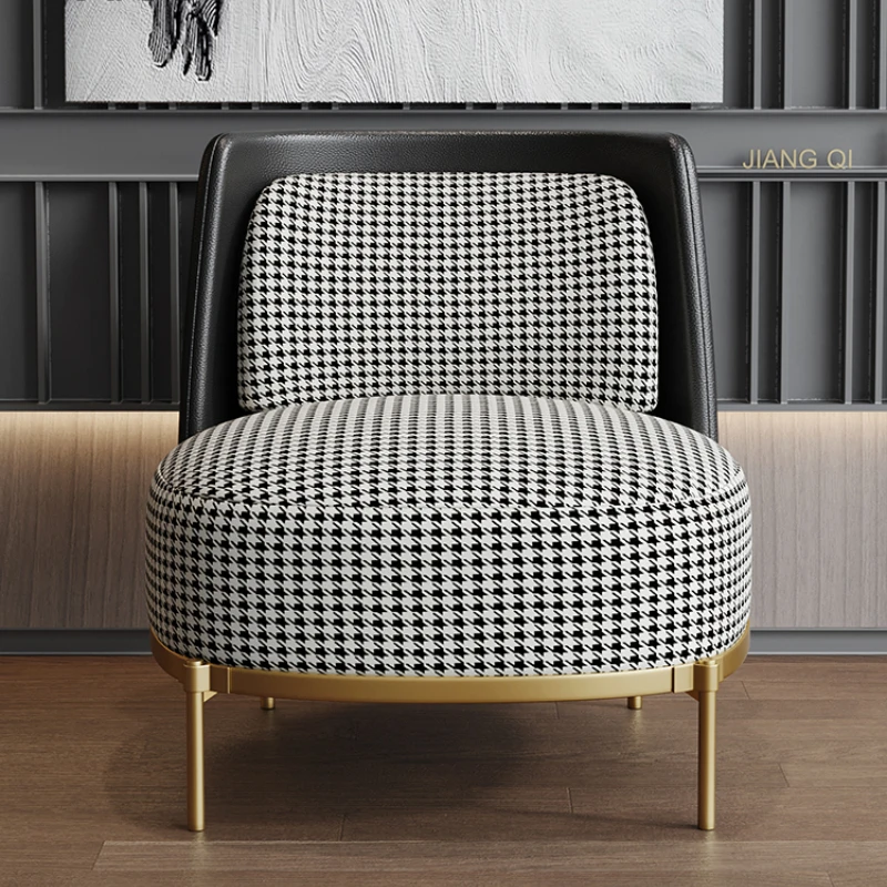 

Leisure Minimalist Living Room Chair Design Reading Modern Dressing Comfy Accent Chairs Single White Muebles Home Decor SY50LC