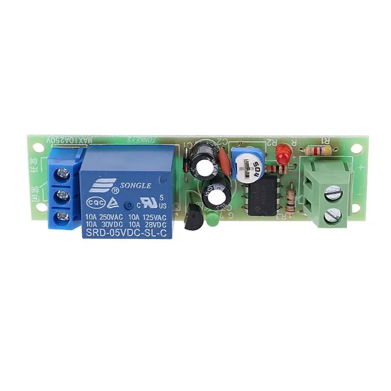 

NE555 Relay DC 5V Timer Adjustable Delay Turn Off ON Switch Time Relay Module