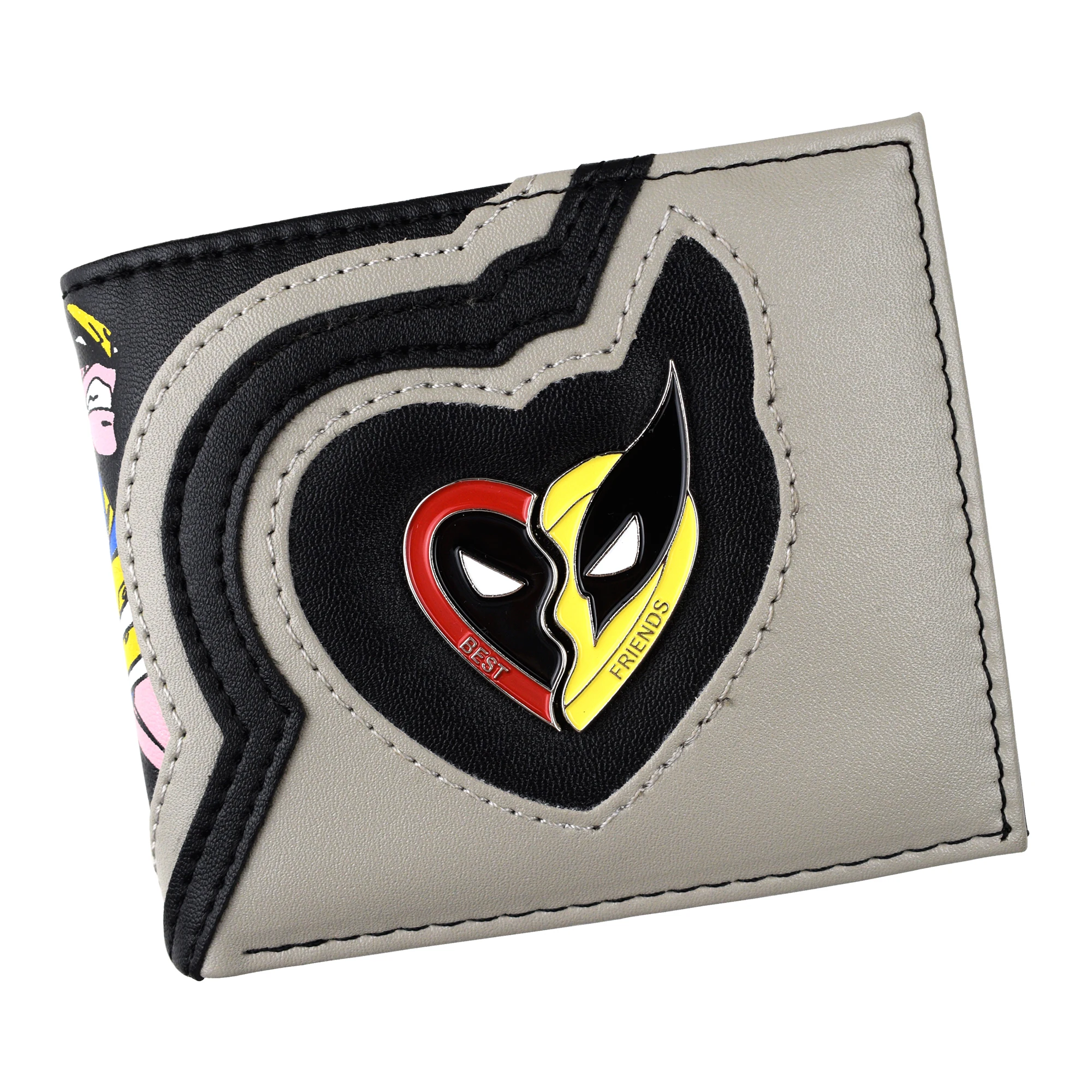 MINISO Металлический дизайн Лучшие друзья Кошельки Дэдпул и Росомаха Кошелек Marvel