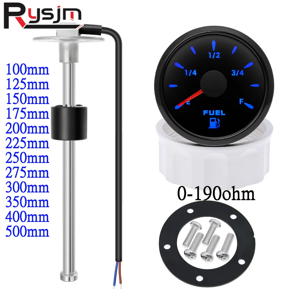 Указатель Уровня Топлива 0-190 Ом Выдвижные Поплавковые Блоки С 7-цветной