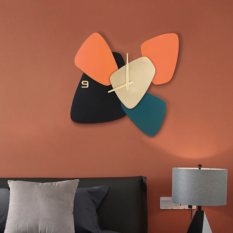 

Light Luxury Living Room Wall Clock Simple Art Wall Hanging Restaurant Modern Creative Wall Lamp Design Home Decoration WWH21YH