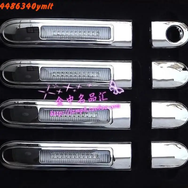 

Car Stickers For Toyota Corolla 2007-2014 Car Accessories Car Modification Warning Safety Door Handle Led Lights, Blue Light And